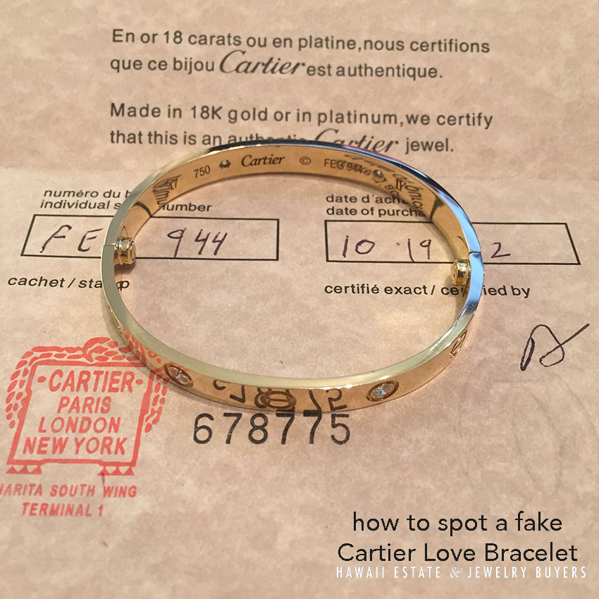 cartier watch serial number authentication